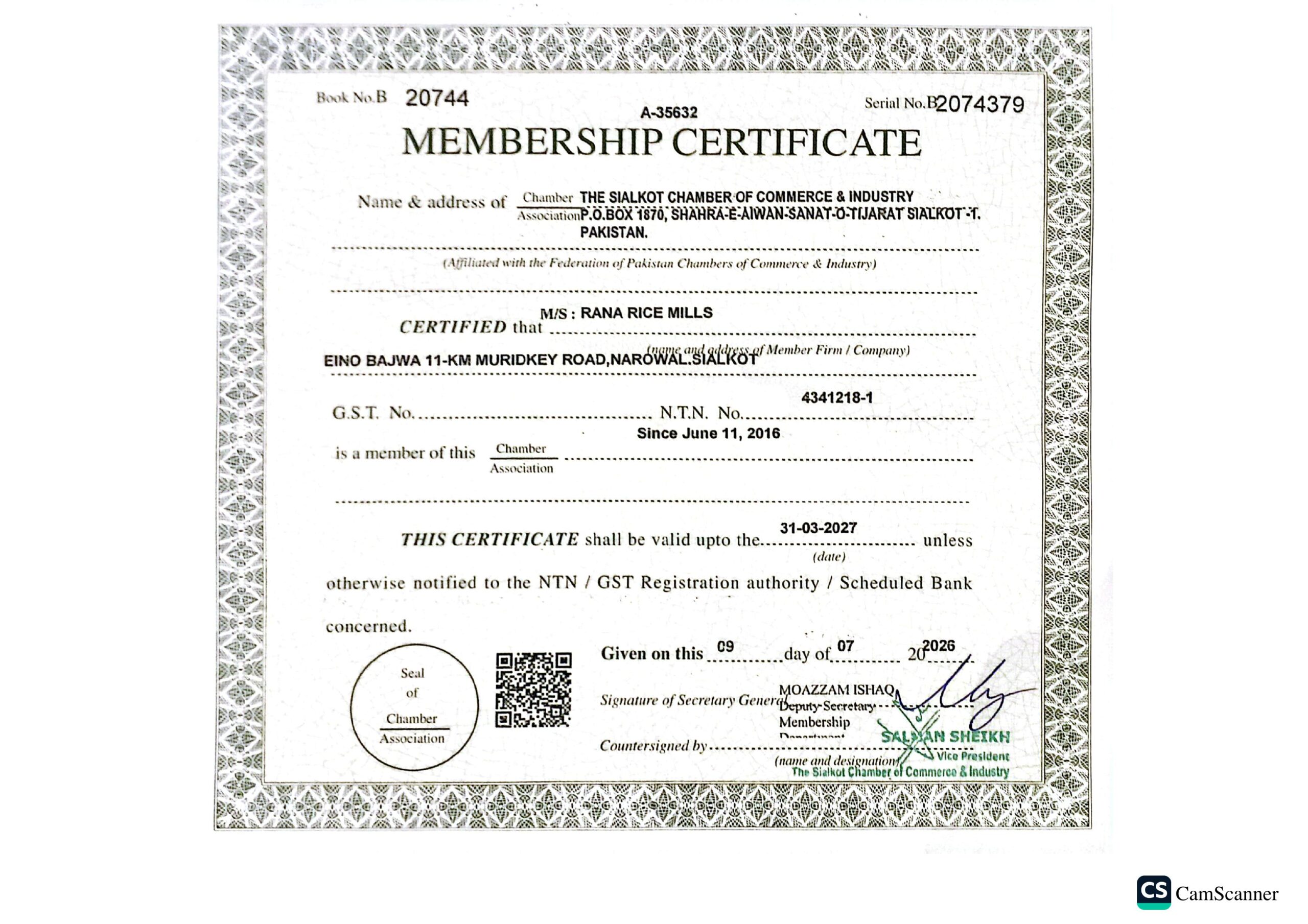 Sialkot Chamber of Commerce & Industry