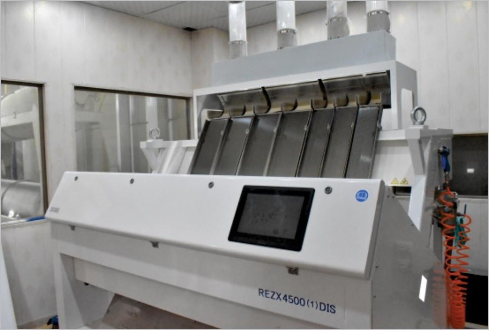 Lab technician performing quality testing